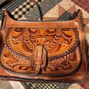 Patricia Nash Tooled Leather Crossbody Purse
